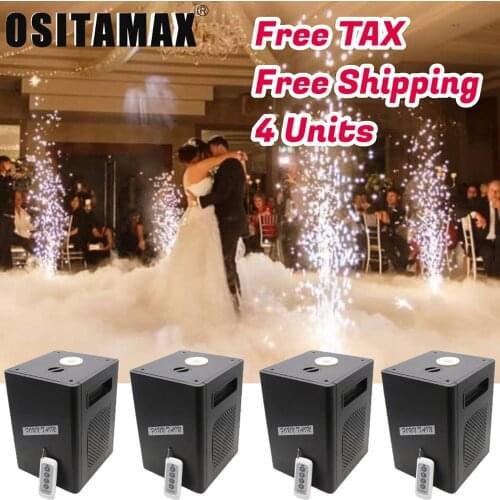 600W Cold Firework Spark Machine Pyro Flam Fountain Sparklers Machine Indoor Outdoor Fireworks Wedding Stage Celebrate Party