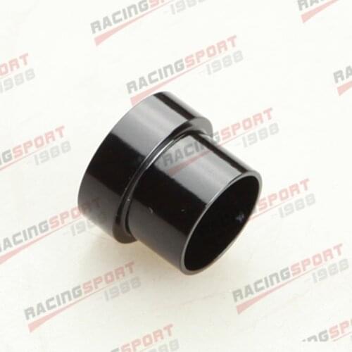 AN6 To 3/8" and 5/16" Inch Fitting Tube Sleeves Anodized Aluminum Black