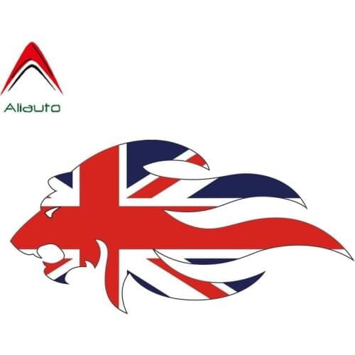 Aliauto Creative Personality Car Sticker Great Britain Union Jack Lion Waterproof Sunscreen Reflective Decal PVC,8cm*16cm
