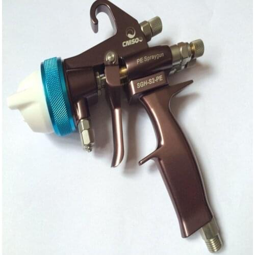Free shipping spot double head spray gun/chrome plating solution/PE spray gun/two-component spray gun/paint spray gun