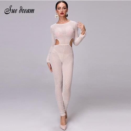 New Womens Shiny Perspective Bodysuit Khloe Kardashian Inspiration Transparent Waist Hollow Hole Tight Mesh Full Mesh Socks