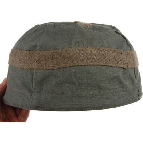 WWII GERMAN PARATROOPER MILITARY M38 HELMET COVER GREY CAMOUFLAGE