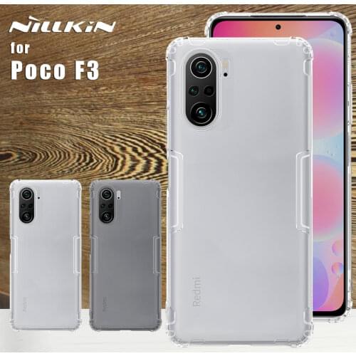 For Xiaomi Poco F3 case cover Nillkin TPU 0.6mm back cover coque cases for xiaomi redmi K40 Pro Plus