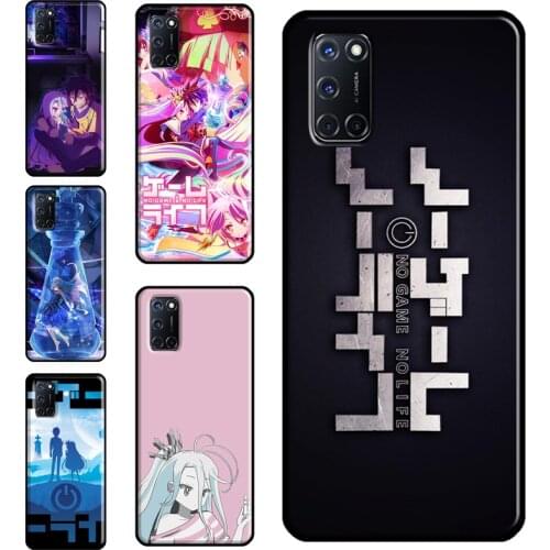 No Game No Life Case For OPPO A9 A5 A53 A31 2020 A52 A72 A15 A83 A91 A93 A5S Find X3 Pro Reno 2 Z Funda