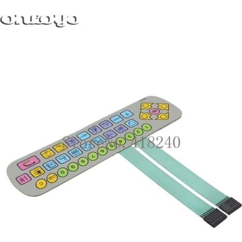 Computer Embroidery Machine Parts 108 Key Film Operating Head Button Film