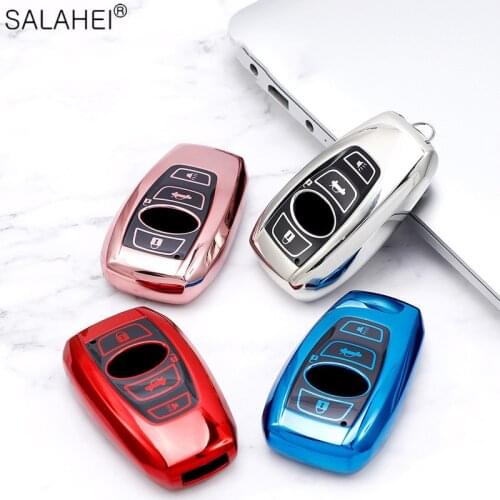 Hot Sale Soft TPU Car Key Case Cover For Subaru BRZ Forester Impreza STi WRX XV Crosstrek Legacy Outback 2015-2019 Accessories