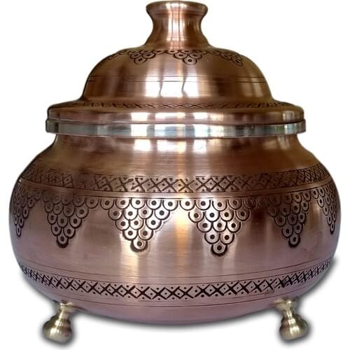 Kardeşler Bakır Sugar Bowls