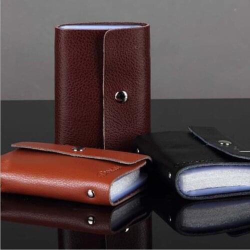 Best Gift New Men Women Leather Credit Card Holder book ID Case Card Holder Wallet Business Card Free Shipping