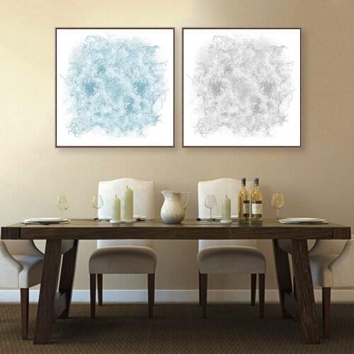 Kitchen Room Set Of 2 Morden Pictures Living Room Square Sizes Wall Art Decor No Frame Poster Oil Painting Decoration