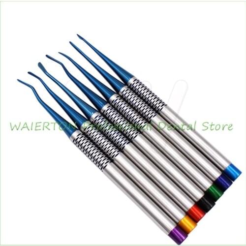 7pcs/set Dental minimally elevator Titanium alloy elevator Import extraction minimally elevator extraction knife dental implant