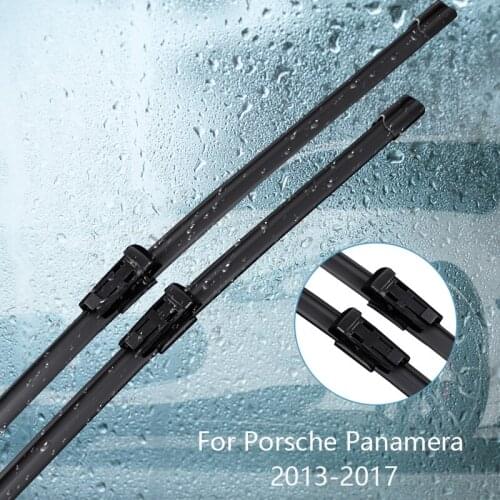 Wipers Blade For Porsche Panamera 2013 2014 2015 2016 2017 Car Accessories For Auto Rubber Windscreen Wiper