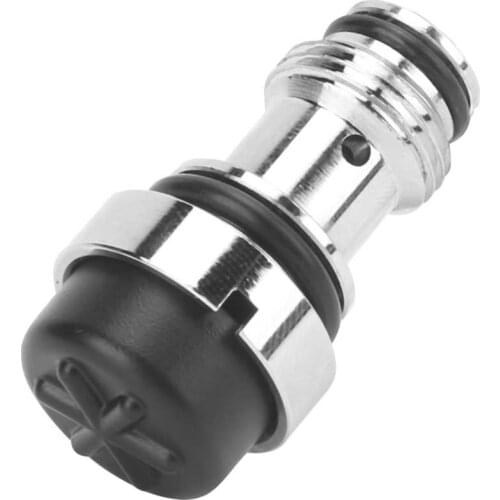 Scuba Diving Replacement for BCD Power Inflator K-Shaped Valve Chrome Plated Brass Core Brass Diving Exhaust Valve Nipple