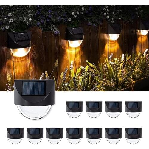LED Solar Lights Outdoor Lighting Garden Decoration Deck Light Wall Stairs Waterproof Fence Lamp Step Light Landscape Light