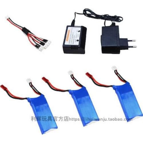 XK X520 RC plane Spare parts battery + charge set