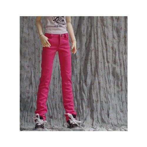 1/6 1/4 1/3 BJD clothes Rose Red pencil pants for BJD/SD YOSD MSD SD13 SD17 SSDF ID72 HID strong Uncle doll accessories C0175