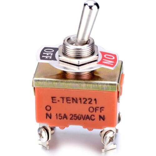 1pcs 4Pins 53mmx33mm KN1221 250V 15A Toggle Switch Used for Controlling The Circuits of AC or DC