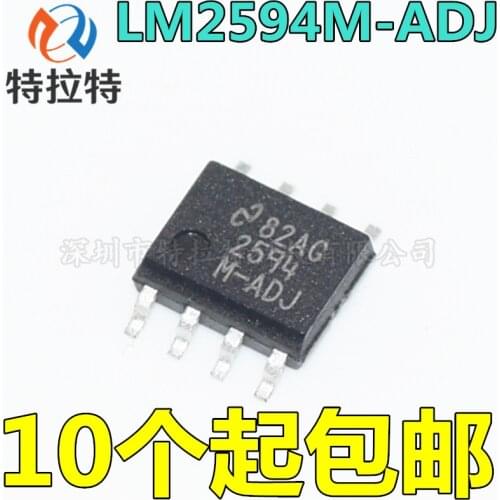 10pcs/lot Brand New & Original LM2594M-ADJ Sop-8 Adjustable Switching Regulator Chip