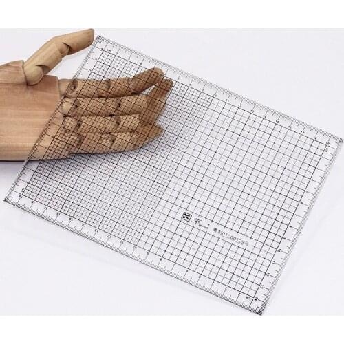 20 cm thick multi-function grid nine palace ruler, coordinate ruler meter word square ruler, nine palace ruler