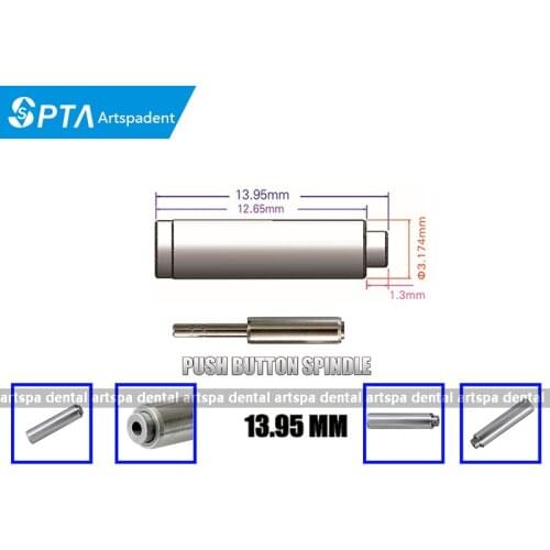5pcs 13.95mm Dental Push spindle dental handpiece dental Shaft cartridge rotor spare parts