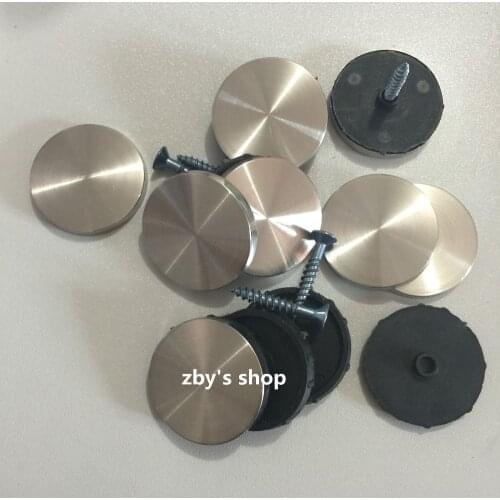 8 Pcs Replacement 30mm Dia Cap Metal Screw Nails for Glass Mirror