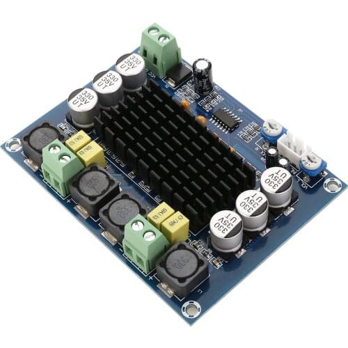 Mayitr TPA3116 D2 Speaker AMP Boards 120W+120W Dual Channel Stereo High Power Digital Audio Amplifier Board 92x68x16mm
