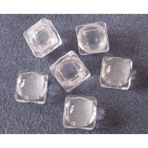 #AODJ-10.5 High quality 5050 LED Optical Lens, Lens Size: 10.5X10.5X8.5mm, 30 degree, Grinding surface, PMMA materials