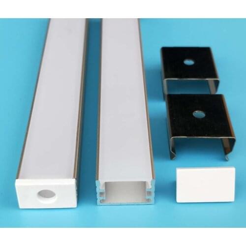 Free Shipping 50M/Lot 2M LED Aluminum Rigid Light Bar 5730 5630 5050 Strip LED Aluminum Channel Home Decoration