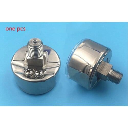 Axial pressure gauge 316L stainless steel digital pressure gauge air pressure gauge dial indicator indicator male 1 / 4NPT