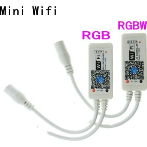 DC12V MIni Wifi RGB / RGBW LED Controller for 5050 RGB / RGBW LED Strip light Free shipping