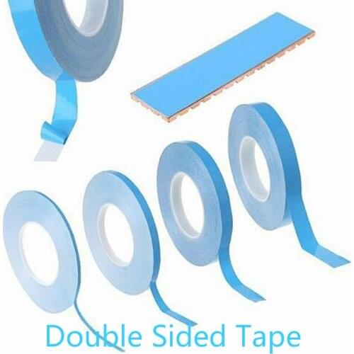 Double Sided Tape 25m/Roll 3~20mm Width Chip Thermal Conductive Adhesive For PCB LED Heatsink Stickers Kitchen Gadgets Home