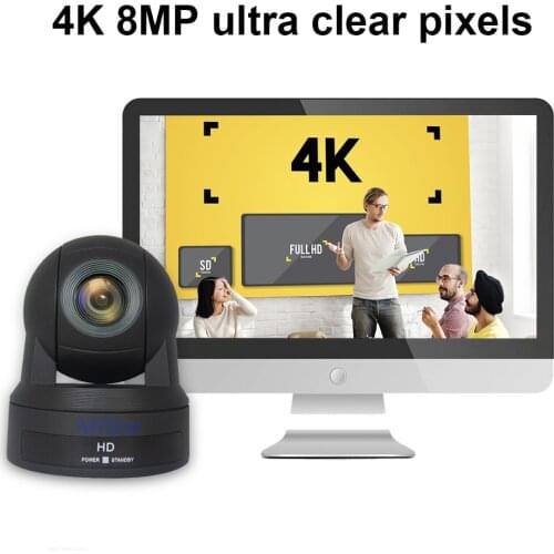 Mtstar Sony 4K IMX415 12X Zoom Meeting Camera HD-MI SDI LAN Support POE VISCA RTMP NDI Protocol PTZ Video Conference Camera