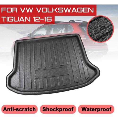 Carpet For VW Volkswagen Tiguan 2012-2016 Car Floor Mat Rear Trunk Anti-mud Cover
