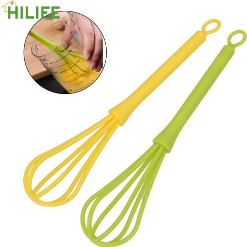 HILIFE Cooking Tool Egg Beater Multifunction Kitchen Accessories Hand Whisk Mixer for Eggs Cream Baking Flour Stirrer Plastic