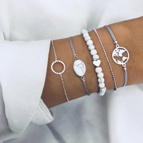 LANTINSTUNE Silver Bracelets
