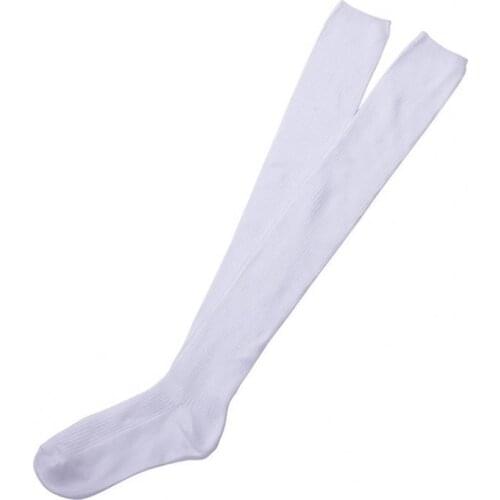 Fashion Women Solid Color Rib Thigh Over Knee Socks Long Warm Knitted Stockings