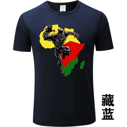 2021 Black Panther Mens T Shirt Civil War Super Hero Cool Boy Novelty Rock T-shirt Short Sleeve Collections Tee Men TShirt 5-GG