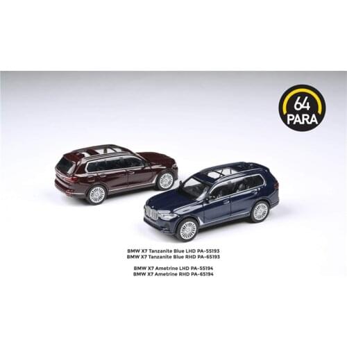 PARA 1:64 X7 SUV blue/brown Diecast Model Car