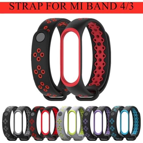 Mi Band 3 4 Strap Bracelet wrist wach xiomi Mi band3 4 accessories smart brtacelet sport Silicone Strap for Xiaomi mi band 4 3