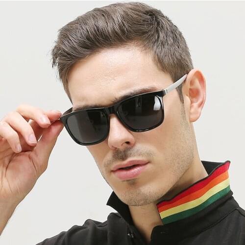 KeiKeSweet Top Polarized Fashion Aluminium Magnesium Frame Sunglasses Men UV400 Driving Vintage Rays Shades Sun Glasses For Male
