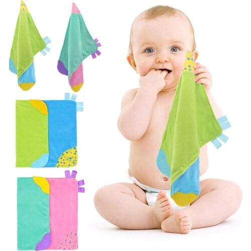 Newborn Baby Appease Towel Calm Wipes Kids Infant Towel Blanket Cute Soft Square Plush Toys Comforting Blanket 0-12 Months Gift