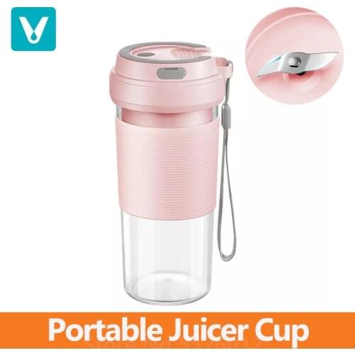 Viomi Portable Juicer Cup USB Rechargeable 300ml Hands-free Wash Food Grade Train Cup Body Hidden Cutter Head Cordless Blender
