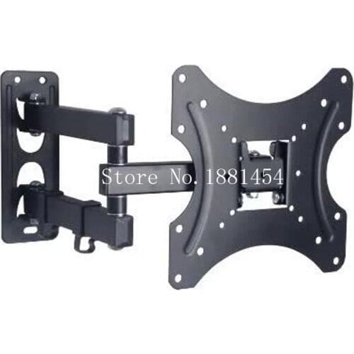 2019 Full Motion LCD Bracket Rotating TV Stand Wall TV Mount Retractable TV Arm Fit for 10"-42", Support Max 35KG Weight