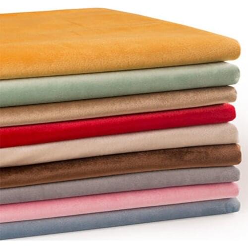 100*150cm velvet fabric thick plush high quality velvet curtain pillow sofa dress DIY fabric hand-stitched 16 colors