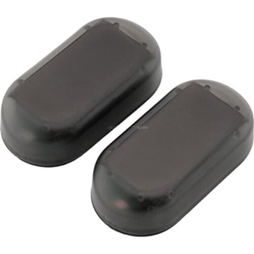 2pcs Solar Powered Car Alarm System,Vehicle LED Light Anti-Theft Flash Blinking Lamp,LED Flashing Security Light, Blue+Red