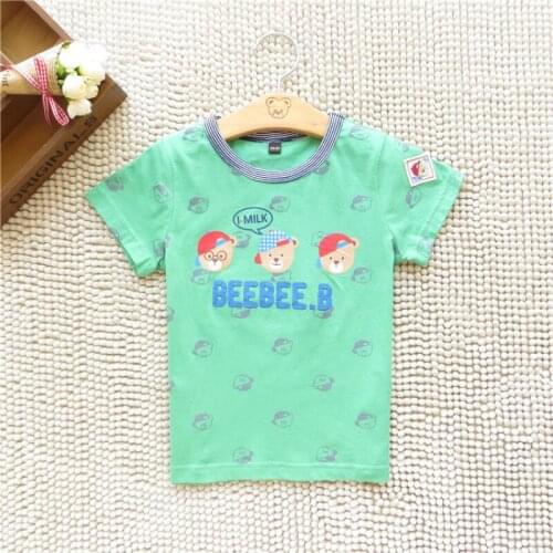 BBD Toddler T-Shirt Summer Boys Cotton Cartoon Short O-Neck Novelty Active Fashion Tops on Sale Kids 3 4 5 6 7 Years Clothes