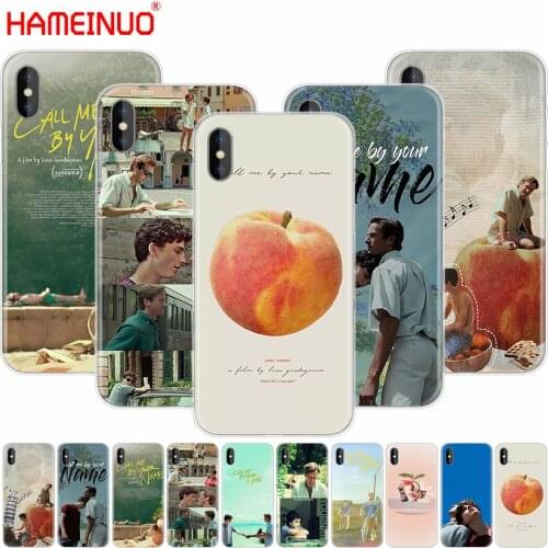 HAMEINUO Call Me by Your Name Colorful cell phone Cover case for iphone X 8 7 6 4 4s 5 5s SE 5c 6s plus