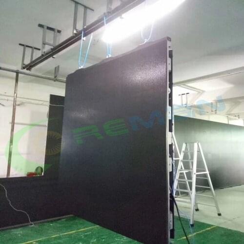 Giant P4 96x96cm indoor full color video led screen USB HDMI control led tv panel for advertising