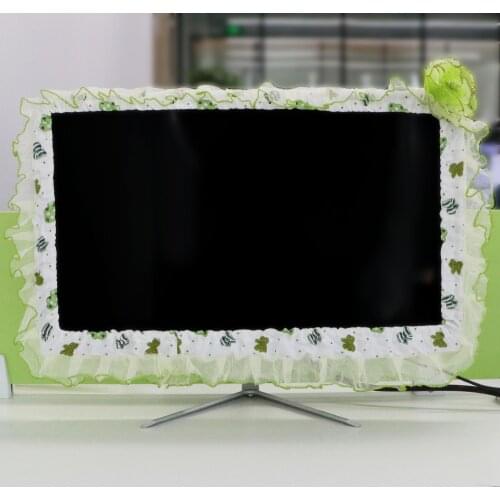 Desktop Curved Screen Screen Cover Soft Fabric Craft 17-22 inch Tv Dust Cover Stick Wall-Mounted Computer Monitor Protection