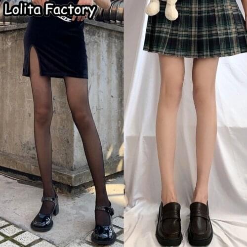 Women Anti hook Tight Pantyhose Spring PLUS Women Girls Nightclubs Sexy Black Tinted Sheer False High Stocking Pantyhose