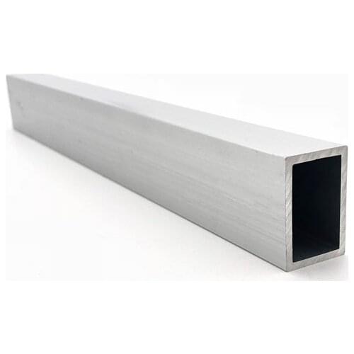 20mm*30mm*2mm square tube aluminum alloy hollow pipe rectangle straight duct vessel 100/200/300/400/500/550mm length